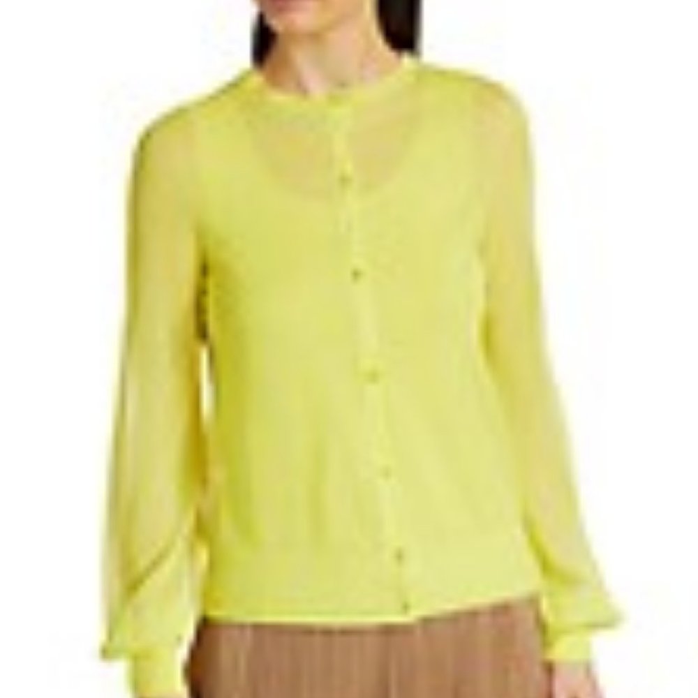 Akris punto Crewneck Cardigan 12
